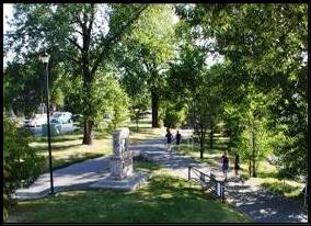 River pathways, Kensington, Calgary, Alberta